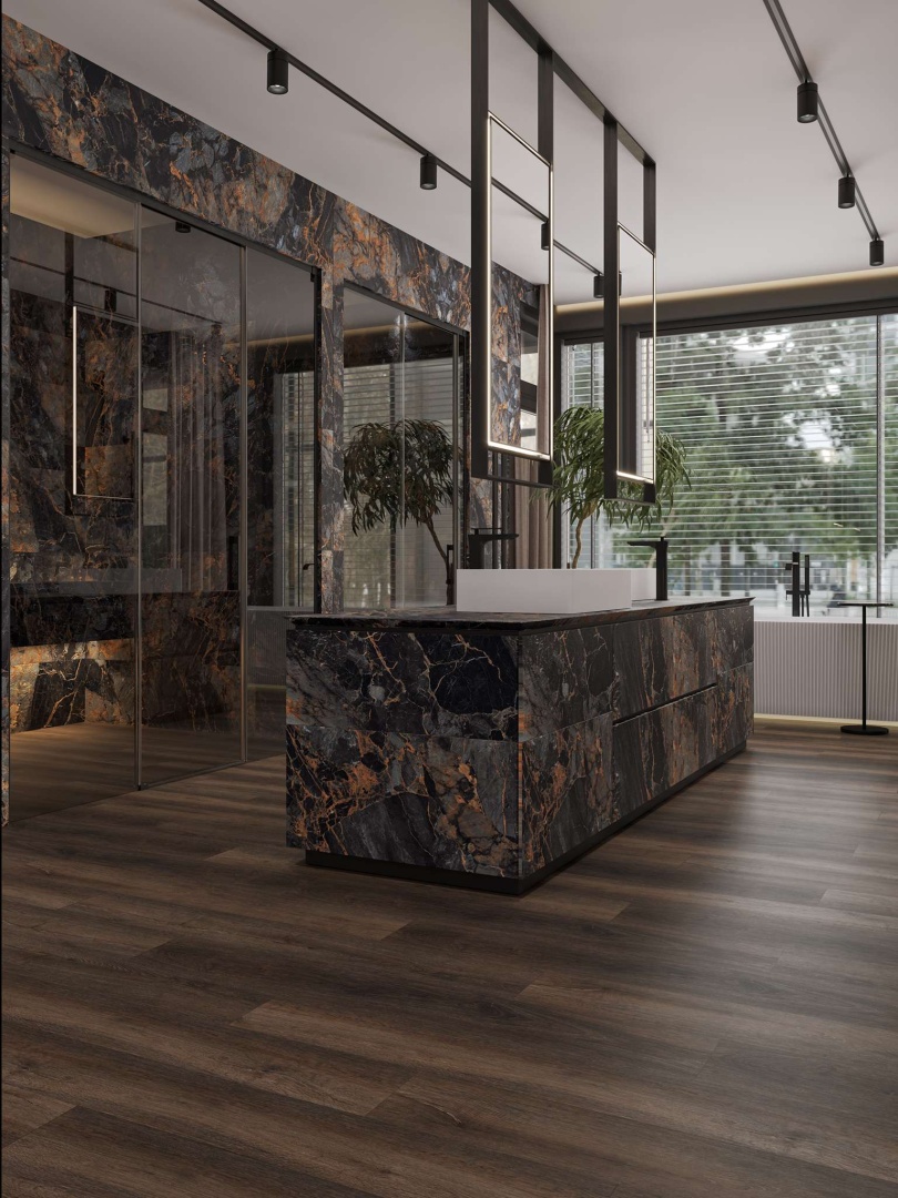 Кварцвиниловая плитка LVT "Alpine Floor" Дуб Левитан (1219*184*2 мм) — купить в Ялте