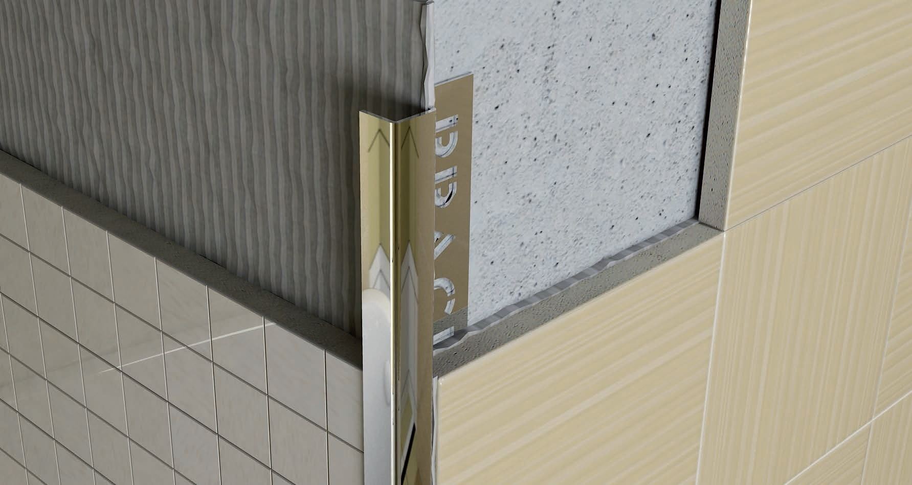 Профиль наружный для керамической плитки KU6 EM 270 матовый