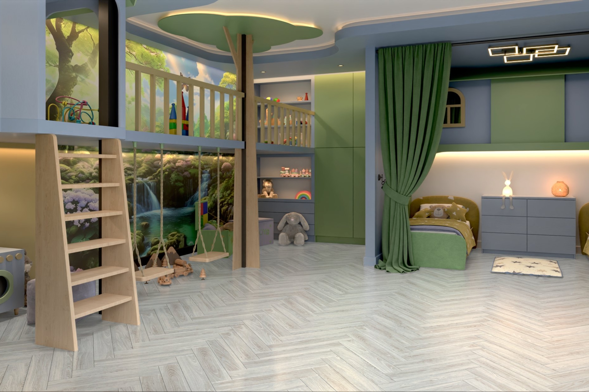 Инженерный паркет «Damy Floor» Ванильный (укладка елочкой) — купить в Ялте