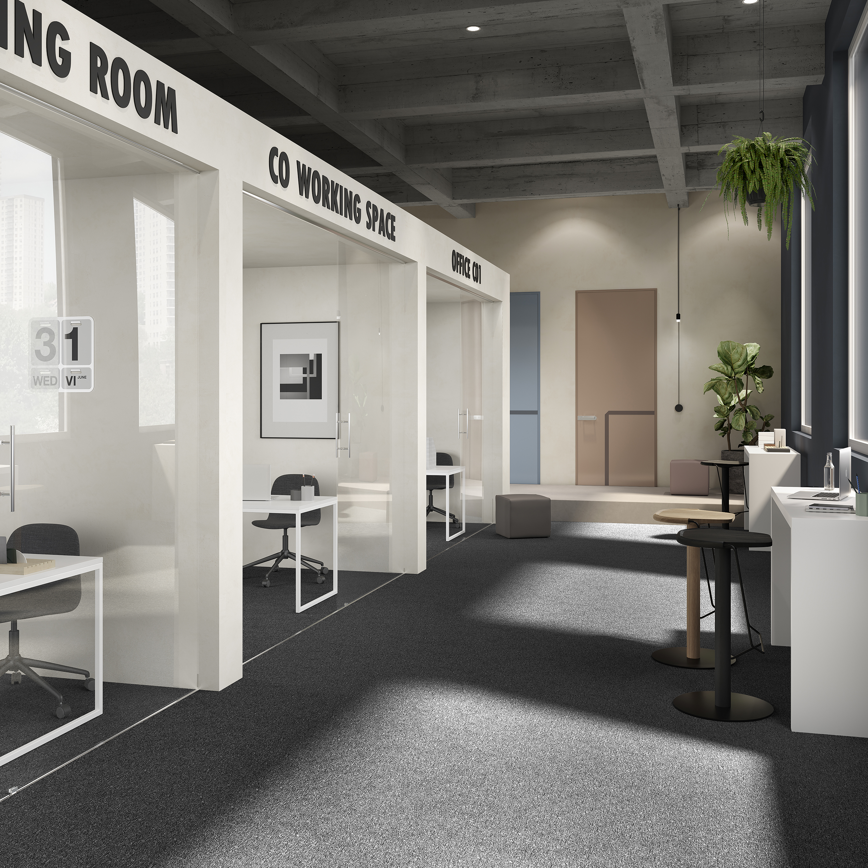 Ковровая плитка Medusa Tile 99 (500*500*5 мм) — купить в Ялте