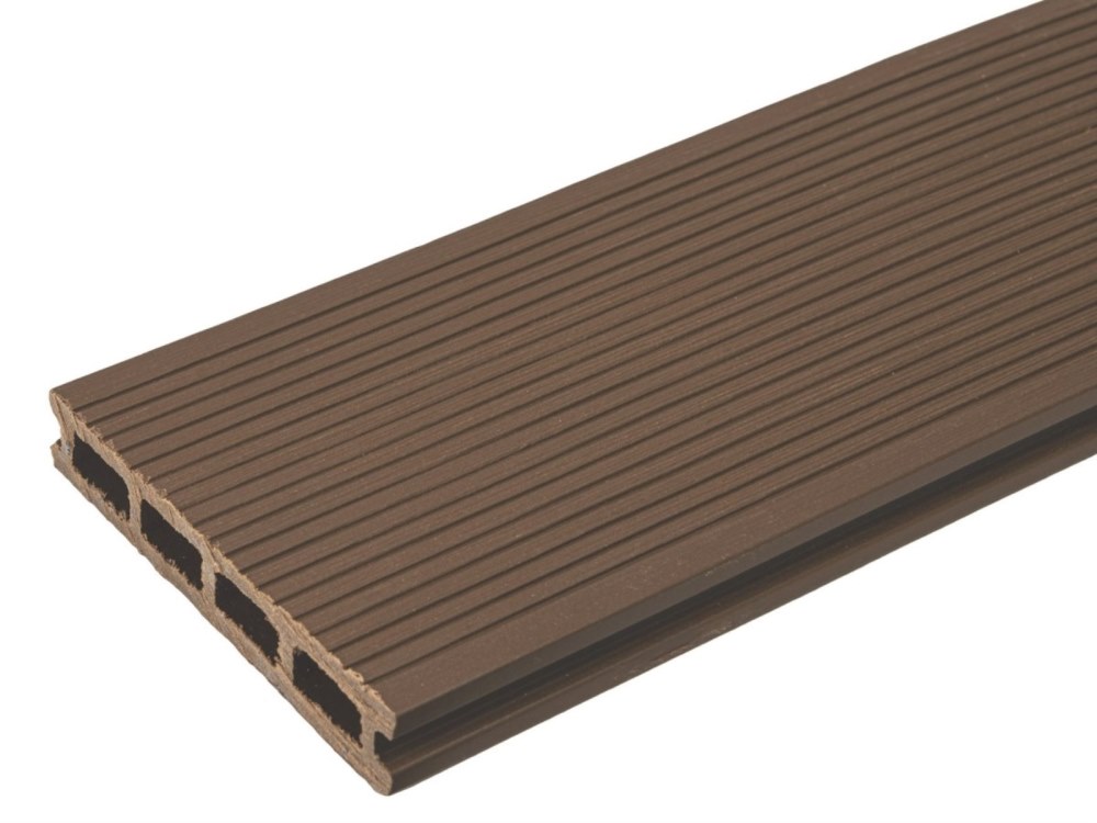 Террасная доска орех TalverWood 150*25мм, 3 D+вельвет брашинг — купить в Ялте