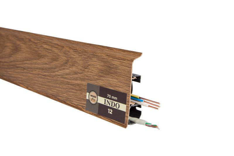 Плинтус "Arbiton" Indo Дуб Темный (2500*26*70 мм) — купить в Ялте