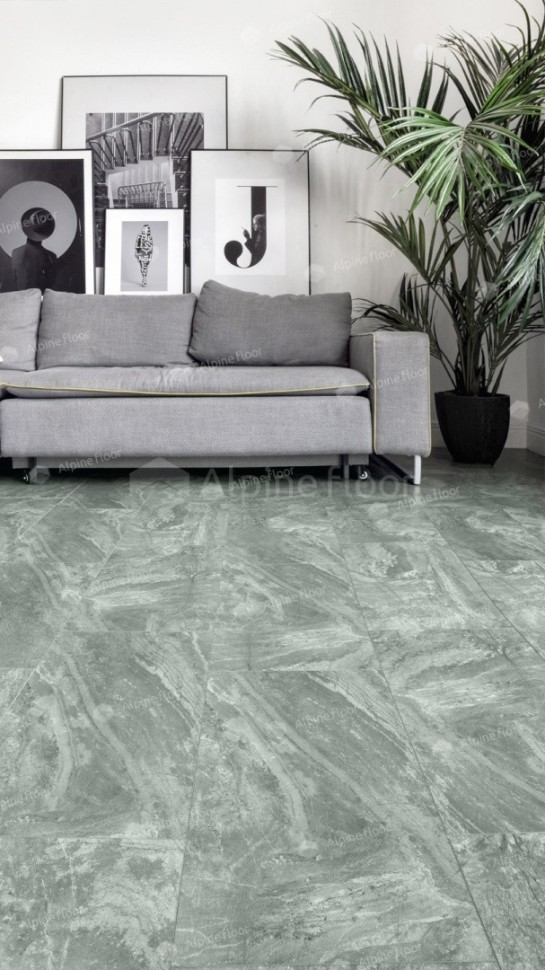 Виниловая плитка "Alpine Floor" Light Stone Хэмпшир (608*303*2,5 мм) — купить в Ялте