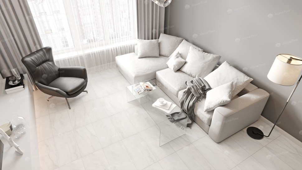 Виниловая плитка "Alpine Floor" Light Stone Брайс (608*303*2,5 мм) — купить в Ялте