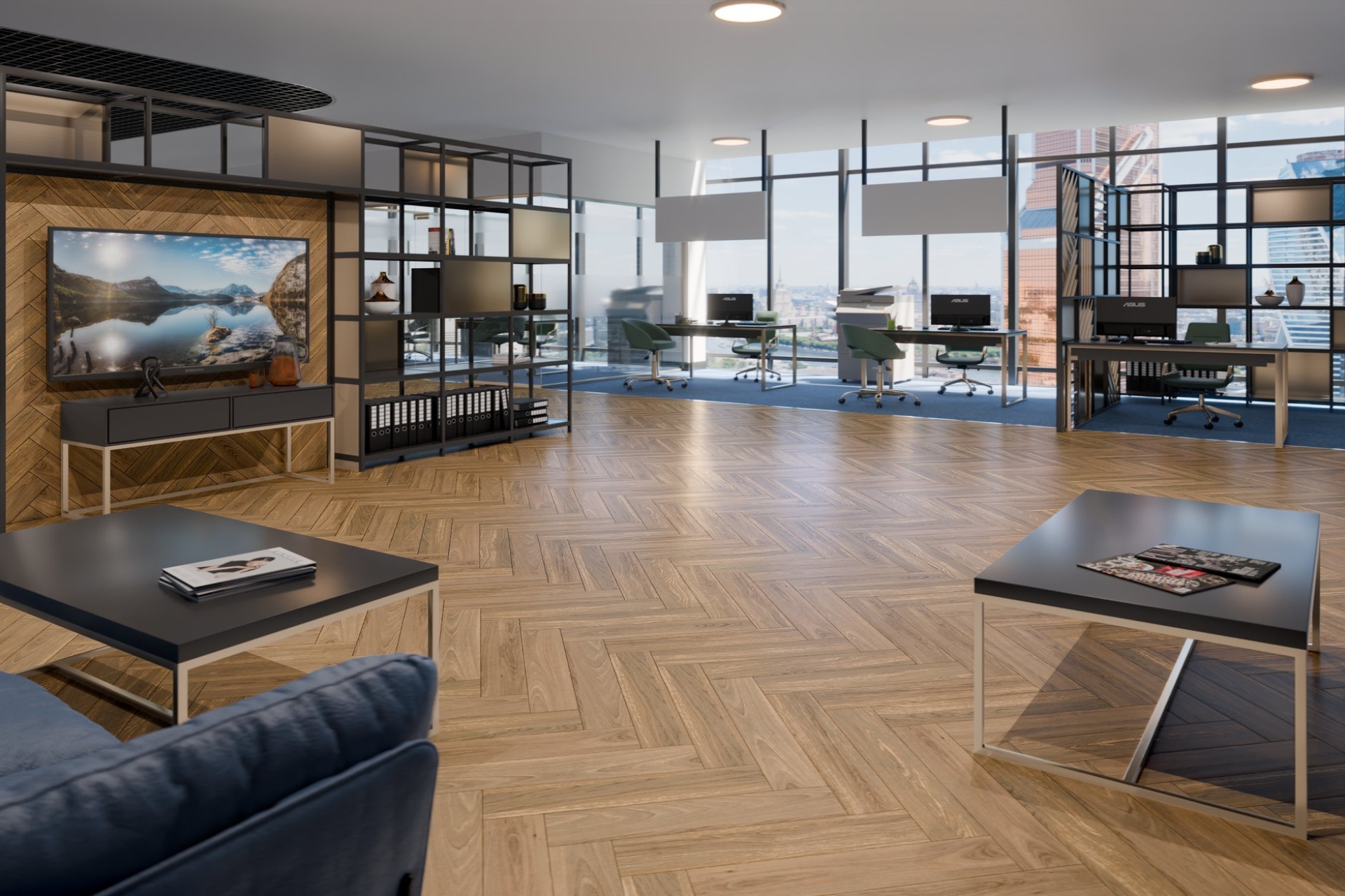 Инженерный паркет «Damy Floor» Натуральный (укладка елочкой) — купить в Ялте