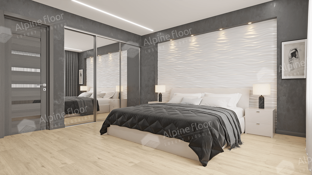 Кварцвиниловая плитка LVT "Alpine Floor" Дуб Ваниль (1227*187*5 мм) — купить в Ялте