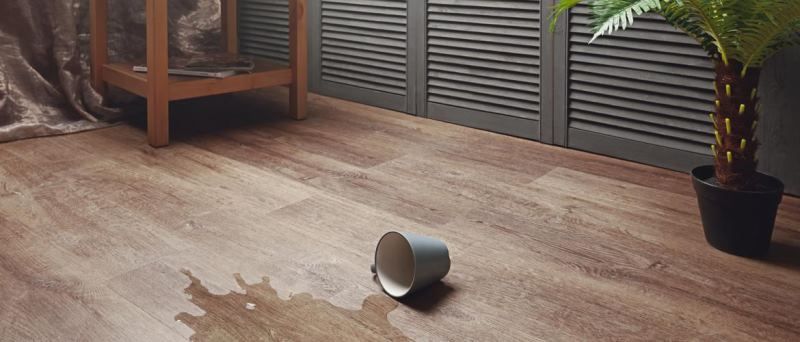 Кварцвиниловая плитка "Aquafloor" AF6033 Glue (1219,2*177,8*2 мм) — купить в Ялте