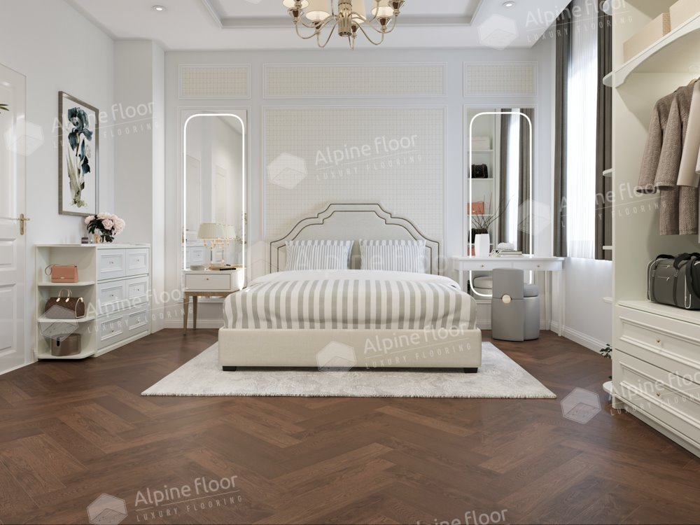 Инженерная доска "Alpine Floor" Дуб Браун (600*120*12 мм) — купить в Ялте