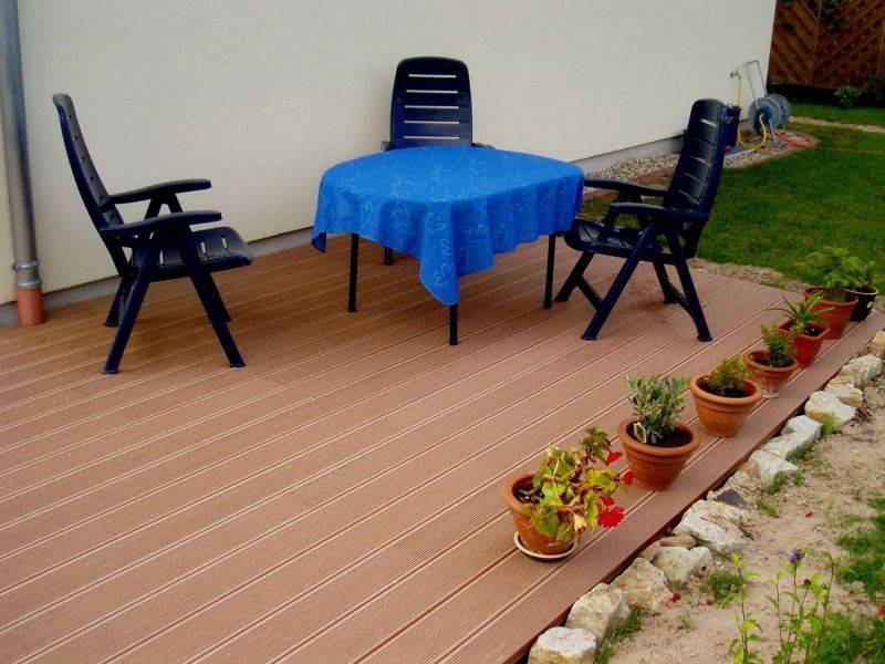 Террасная доска Deckron (4000*153*28 мм) шовная — купить в Ялте