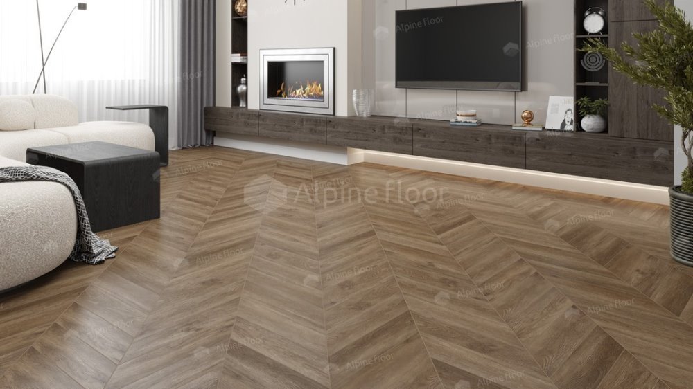 LVT плитка "Alpine Floor" Макадамия (555*127*2,5 мм) — купить в Ялте