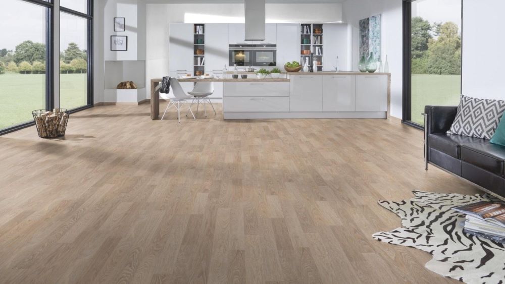 Ламинат "Kronospan" Forte Classic Дуб Льняной 4283 (1285*192*8 мм) — купить в Ялте