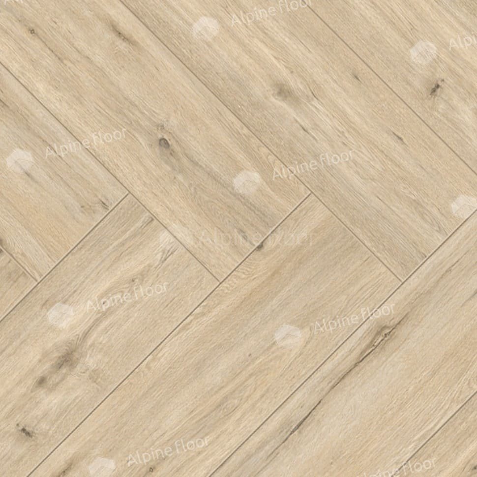 Ламинат "Alpine Floor" Herringbone Дуб Лион (606*101*8 мм) — купить в Ялте