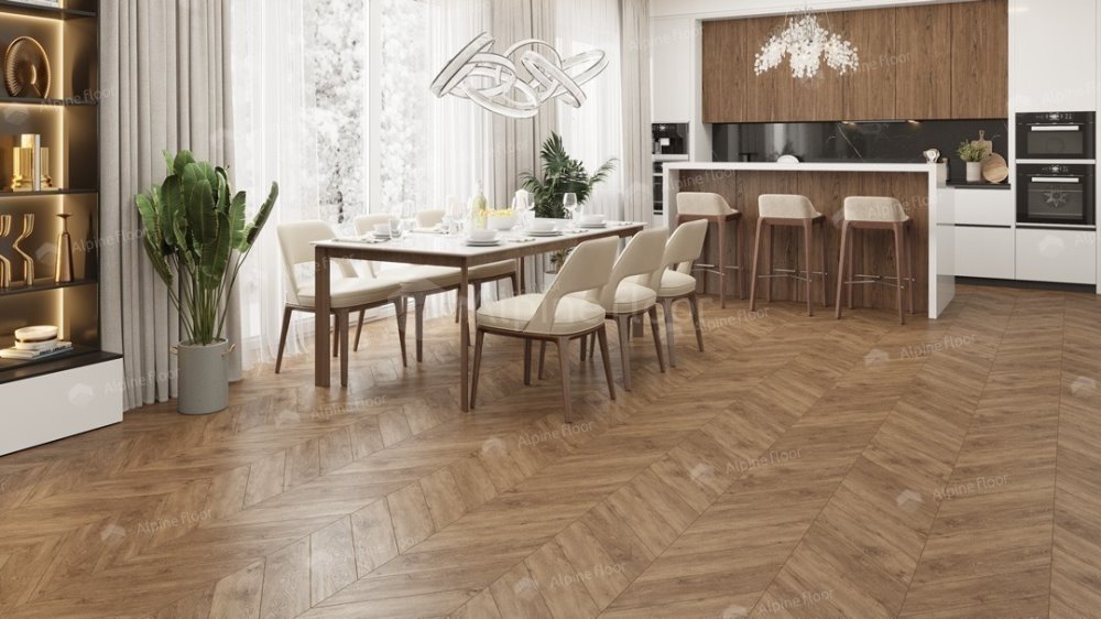 LVT плитка "Alpine Floor" Гевуина (555*127*2,5 мм) — купить в Ялте