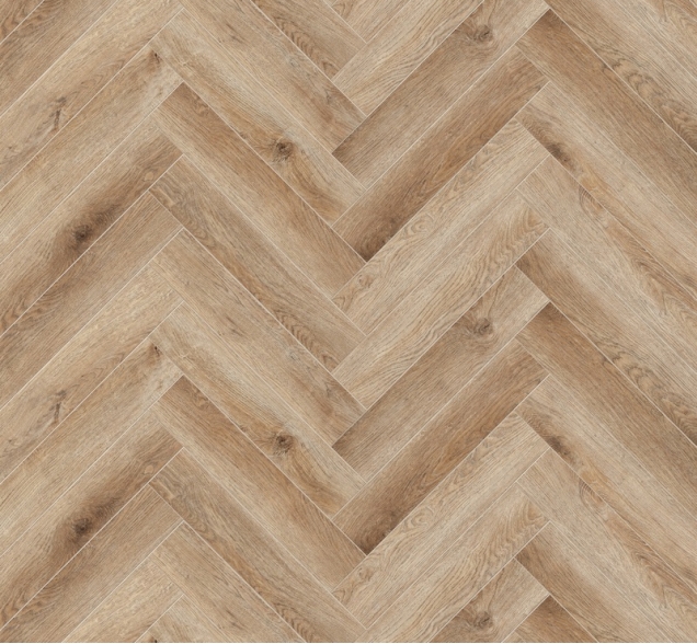 Виниловый ламинат SPC "Cronafloor" Herringbone Дуб Монпелье (640*128*4,5 мм) — купить в Ялте