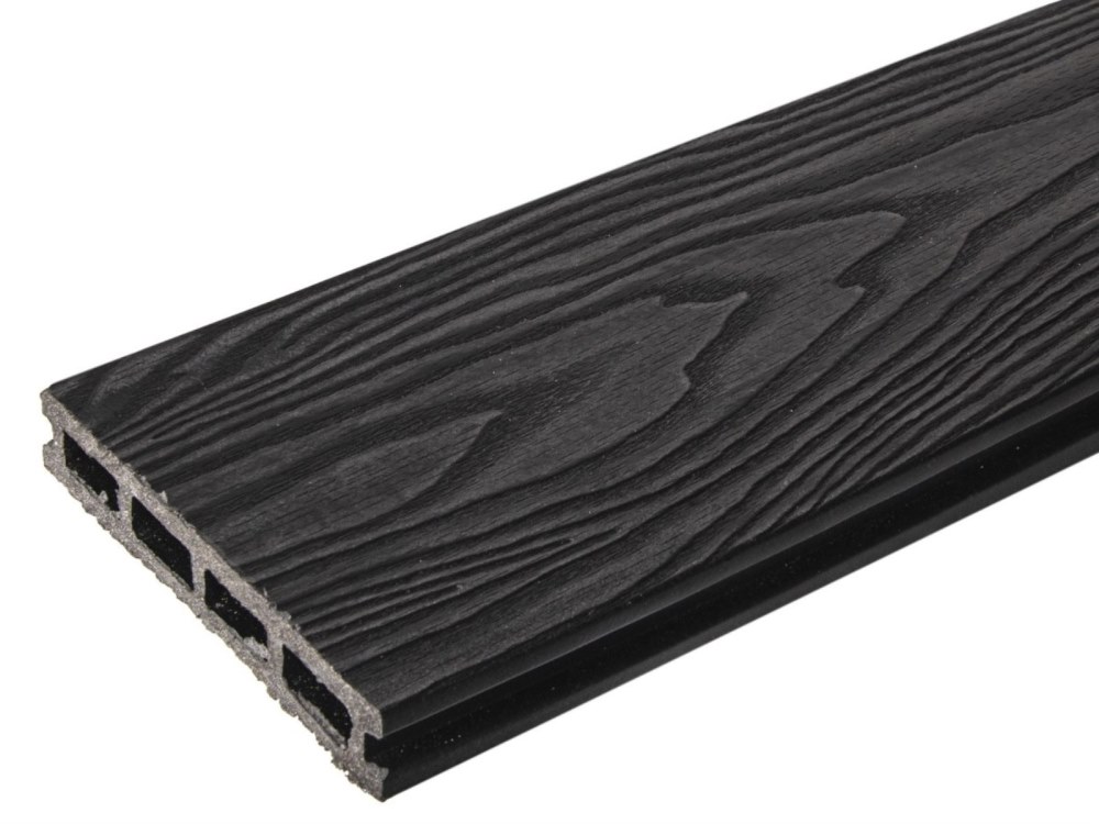Террасная доска антрацит TalverWood 150*25мм 3D+вельвет брашинг — купить в Ялте